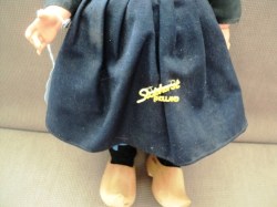 14'' CHARMING STAPHORST HOLLAND DUTCH DOLL,COSTUME,WOOD SHOES